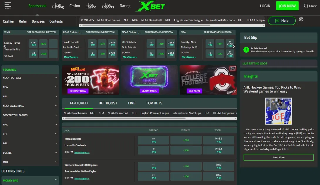 XBet Offshore Sportsbook